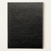 Schwarzes Leder Planer (Rückseite)