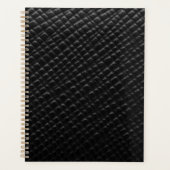 Schwarzes Leder Planer (Vorderseite)