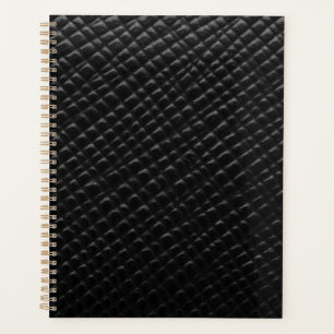 Schwarzes Leder Planer