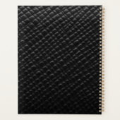 Schwarzes Leder Planer (Rückseite)