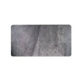 Schwarzes Leder Textur Adressaufkleber (Vorne)