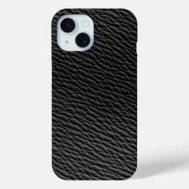 Schwarzes Leder Textur Handy Fall Case-Mate iPhone Hülle