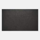 Schwarzes Leder Textur Hintergrund Rechteckiger Aufkleber (Vorderseite)
