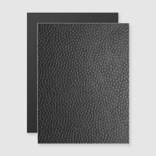 Schwarzes Leder Textur Magneteinladung
