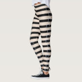 Schwarzes Lederband Leggings (Links)