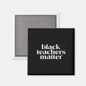 Schwarzes Lehrerproblem Vintage-Geschichtsmonat Bi Magnet (Vorderseite/Rückseite)