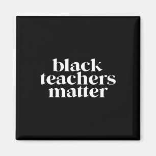 Schwarzes Lehrerproblem Vintage-Geschichtsmonat Bi Magnet