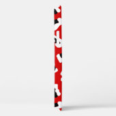 Schwarzes Leopardenherz Case-Mate iPhone Hülle (Rückseite / Rechts)