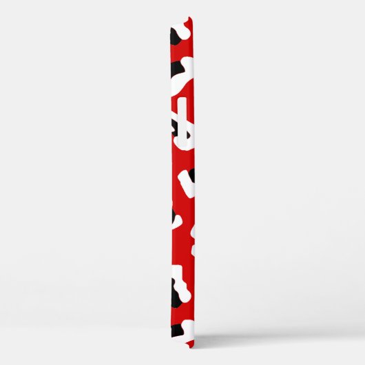 Schwarzes Leopardenherz Case-Mate iPhone Hülle (Rückseite / Rechts)