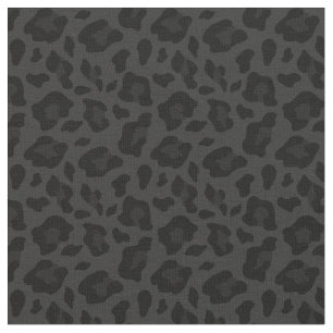 schwarzes Leopardenmuster Tierdruck  Stoff