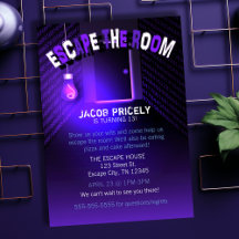 Schwarzes Licht entfliehen dem Raum Einladung