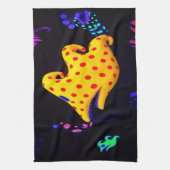 Schwarzes Licht Geschirrtuch (Vertikal)