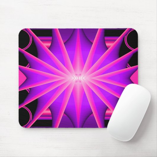 Schwarzes Licht Spaß... Mousepad (Mit Mouse)