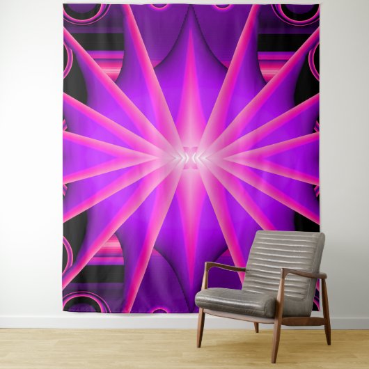 Schwarzes Licht Spaß... Wandteppich (Beispiel)