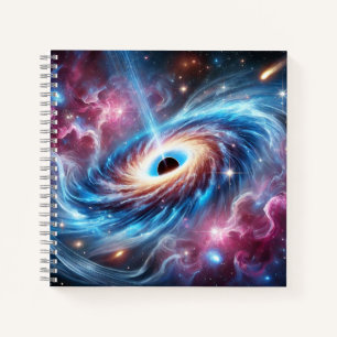 Schwarzes Loch & Astrophysik Kosmische Energie & R Notizblock