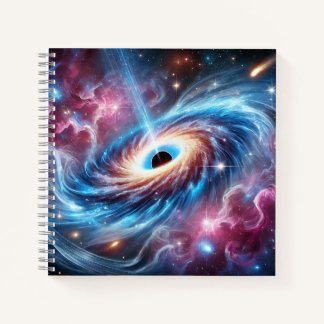Schwarzes Loch & Astrophysik Kosmische Energie & R Notizblock