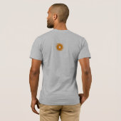 Schwarzes Loch-Aufnahme-orange Logo-T-Shirt T-Shirt (Schwarz voll)