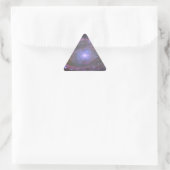 Schwarzes Loch Dreieckiger Aufkleber (Tasche)