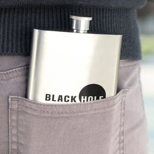 Schwarzes Loch Flachmann (Beispiel)