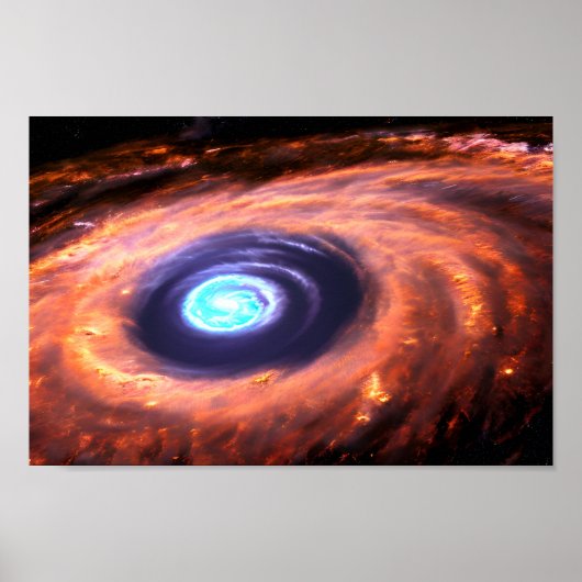 Schwarzes Loch Galaktische Explosion Universe Nigh Poster (Vorne)