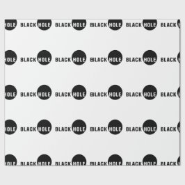 Schwarzes Loch Geschenkpapier