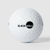 Schwarzes Loch Golfball (Vorderseite)