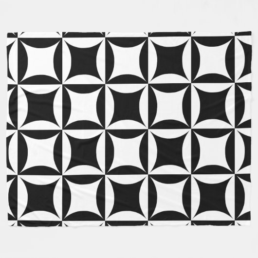 Schwarzes Loch im Türmuster Fleecedecke (Vorderseite (Horizontal))