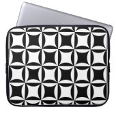 Schwarzes Loch im Türmuster Laptopschutzhülle (Vorderseite)