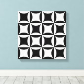 Schwarzes Loch im Türmuster Leinwanddruck (Insitu (Holzboden))