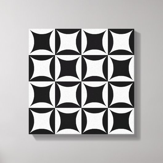 Schwarzes Loch im Türmuster Leinwanddruck (Vorderseite)