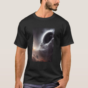 Schwarzes Loch in einer Galaxie-Universum-Wissensc T-Shirt
