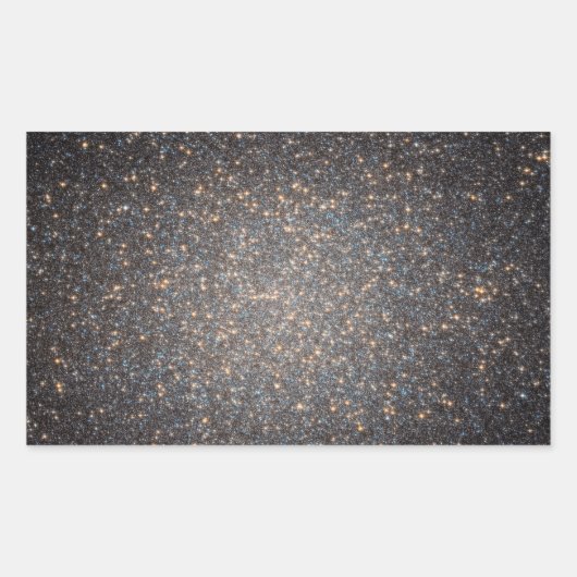 Schwarzes Loch in Omega Centauri NGC 5139 von Hubb Rechteckiger Aufkleber (Vorderseite)
