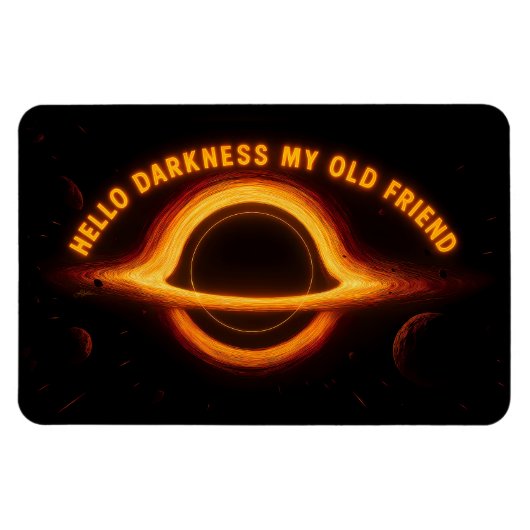 Schwarzes Loch Interstellare Konversation Magnet (Horizontal)