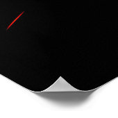 Schwarzes Loch Interstellare Konversation Poster (Ecke)