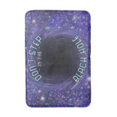 Schwarzes Loch-lustige Weltraum-Astronomie-Neuheit Badematte (Vorderseite Vertikal)