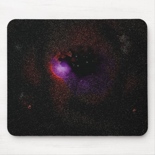 Schwarzes Loch Mousepad (Vorne)
