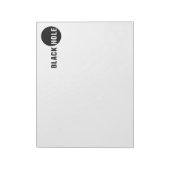 Schwarzes Loch Notizblock (Rotiert)