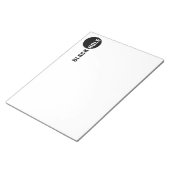 Schwarzes Loch Notizblock (angewinkelt)