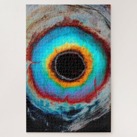 Schwarzes Loch Offenbarung Universum Nebel Wasserf Puzzle (Vertikal)