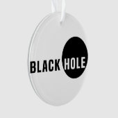 Schwarzes Loch Ornament (Vorderseite)