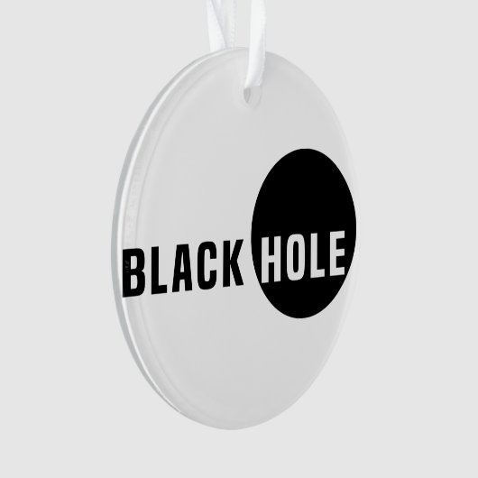 Schwarzes Loch Ornament (Vorderseite)
