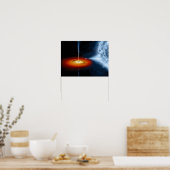 Schwarzes Loch Poster (Küche)