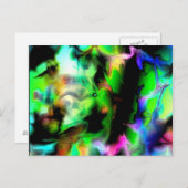 Schwarzes Loch Postkarte (Vorne/Hinten)