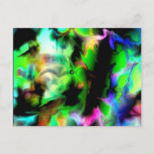 Schwarzes Loch Postkarte (Vorderseite)