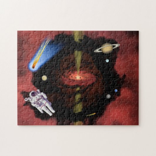 Schwarzes Loch Puzzle (Horizontal)