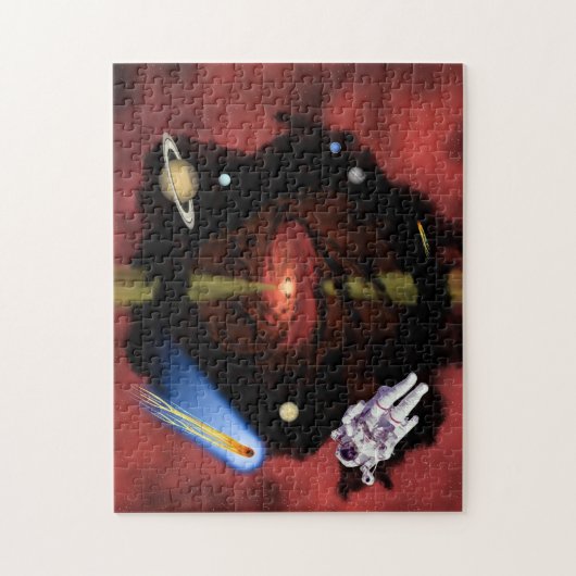 Schwarzes Loch Puzzle (Vertikal)