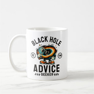 Schwarzes Loch Ratsuchender Kaffeetasse