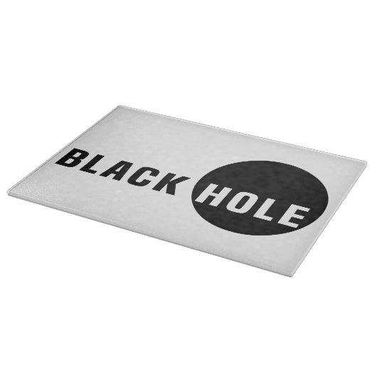 Schwarzes Loch Schneidebrett (Ecke)
