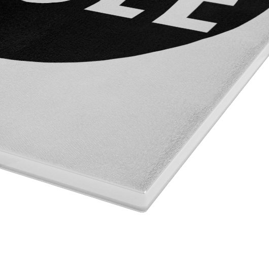 Schwarzes Loch Schneidebrett (Ecke)