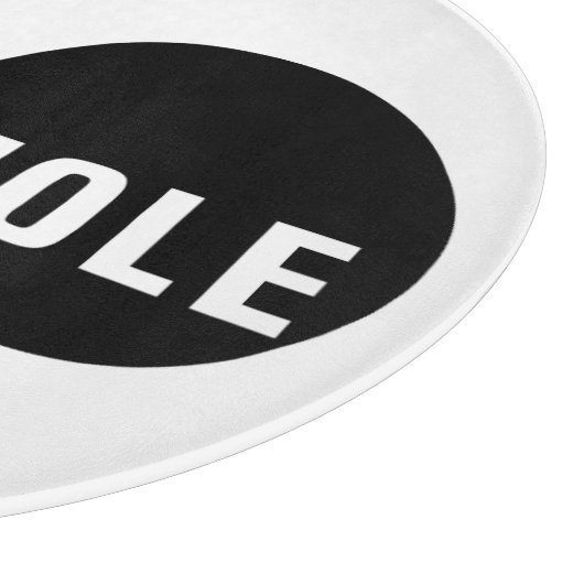 Schwarzes Loch Schneidebrett (Ecke)